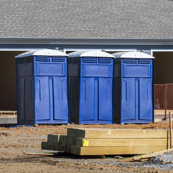 are there any restrictions on where i can place the portable restrooms during my rental period in Glide Oregon